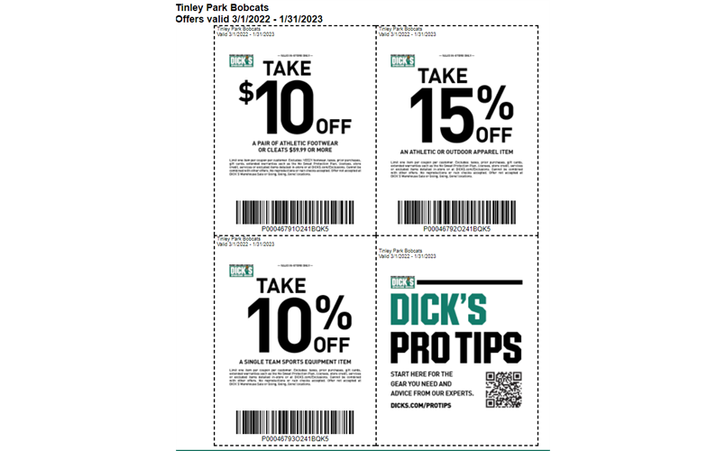 Dick's Sporting Good Coupon