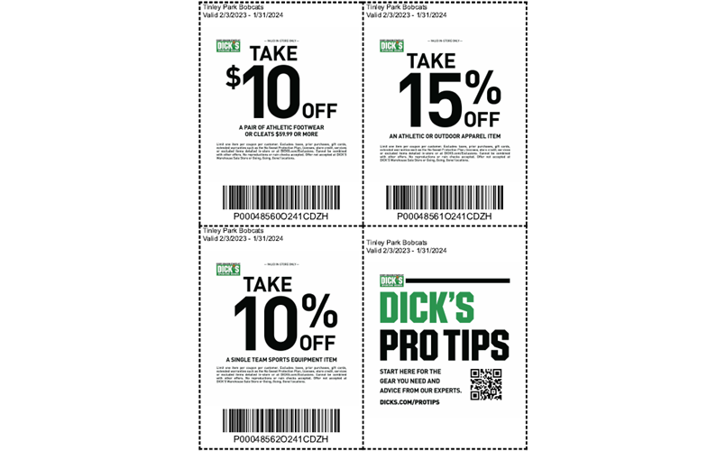 DICK'S Sporting Goods Team Coupons